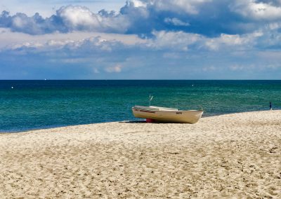 Boot am Strand